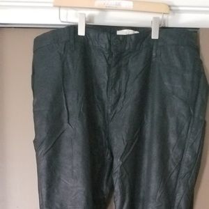 Cookie Johnson black coated joy legging